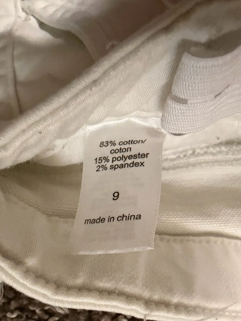 Cat & Jack Cream White Kids Jeans